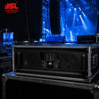 JSL Profesyonel 2 Kanallı Güç Amplifikatörü Raf Montajlı Pro Ses Amplifikatörü PA Sistemi Hoparlörü DJ Konser Gece Kulübü için