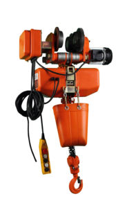 Kerekan rantai bergerak 2TON 3meter pengangkat, kerekan listrik tali kawat 3 fase dengan HHDD-K2 troli - Product Image 2