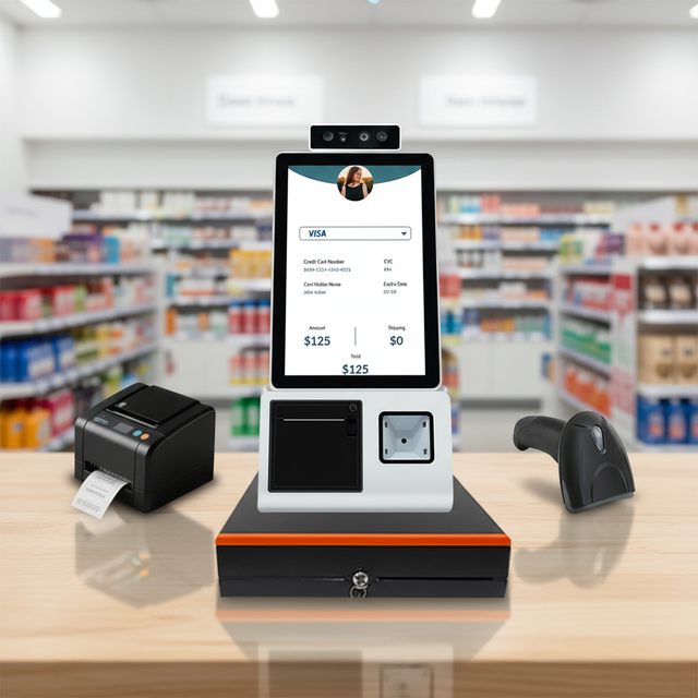 10.1 Inch  Rk3562 Android Tablet POS with Printer 1D/2D Barcode Scanner