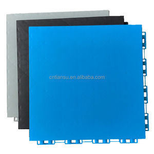 Parquet de patinage à roulettes <span class=keywords><strong>Tianshou</strong></span> PP avec panneaux emboîtables en plastique de 13 mm d'épaisseur - Product Image 3