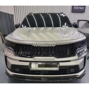 Pour KIA Sorento 2021-2023, Grille Supérieure Avant Sportive, Pièce Extérieure de Pare-chocs Avant, Grilles de Course - Product Image 4
