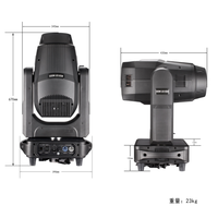 UNOXINE 500W LED 3 en 1 BSW Beam Spot Wash CTO CMY Moving Head Light Pro Théâtre Luces Led Dj Stage Beam Lighting Equipment