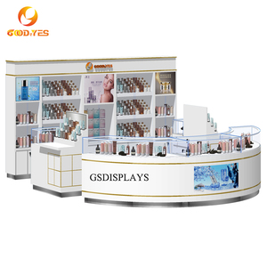 2025 mới nhất hiện đại LED ánh sáng tùy chỉnh Tầng Kệ thân thiện với môi trường hiển thị mỹ phẩm cho siêu thị & triển lãm sử dụng - Product Image 4