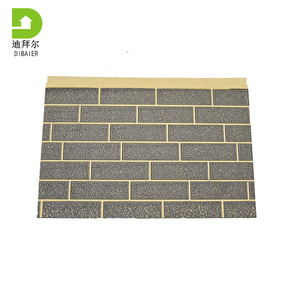 Panneaux sandwich en polyuréthane à motif carreaux pour bardage métallique, résistants aux tremblements de terre et à la réduction du bruit - Product Image 2