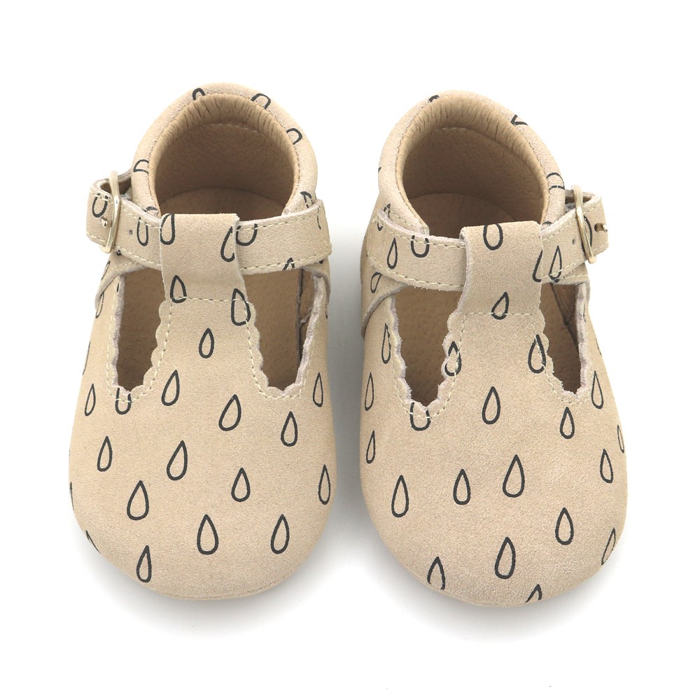 Новый стиль; Узор в виде капли воды; Мягкая замшевая подошва; Замшевая кожа; Детские модельные туфли