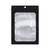 Sac en mylar en plastique avec fermeture à glissière scellée en feuille d'aluminium personnalisée pour adaptateur chargeur et emballage de câble de données pour l'électronique grand public