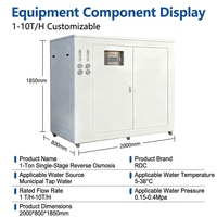 Système de purification d'eau potable commercial par osmose inverse (RO) mobile industriel 500 LPH pour eau de puits