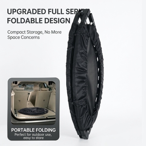 Mini <span class=keywords><strong>trampoline</strong></span> pliable d'intérieur, <span class=keywords><strong>trampoline</strong></span> rond de <span class=keywords><strong>fitness</strong></span>, équipement d'exercice portable pour la maison, pour adultes et enfants - Product Image 3