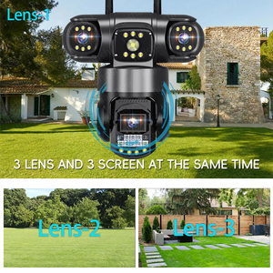 V380 Pro thực 3 ống kính 8K 15MP 4G Wifi không dây <span class=keywords><strong>IP</strong></span> Mạng CCTV máy ảnh an ninh Bullet PTZ tự động theo dõi giám sát ngoài trời máy ảnh - Product Image 3