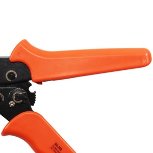 Sn-28b <b>Mini</b> European Style Terminal Crimping <b>Pliers</b> High Carbon Steel Front Entry Wire Size 16 Awg - Product Image 2