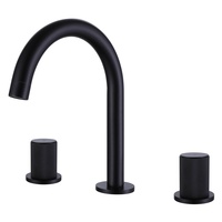 Ensemble de douche de salle de bain en laiton à montage sur pont, avec mitigeur à poignée unique, 3 trous, cartouche céramique et jet doux, conception OEM/ODM