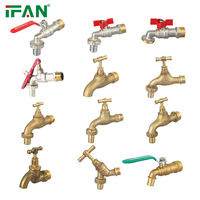 Robinet d'eau en plastique IFAN OEM pour machine à laver, robinet extérieur, robinet de cuisine en plastique