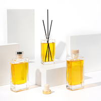 Bouteilles de diffuseur à roseaux en verre vides personnalisées pour l'aromathérapie avec emballage de qualité supérieure et options de vente en gros de parfums