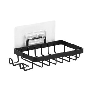 Hua Simeng Stainless Steel Soap Rack Wall Mounted Rectangular Self Drain Bathroom Soap Dish - Product Image 5