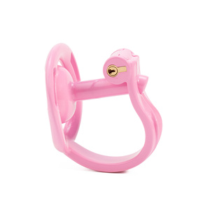 Nouvel appareil de <span class=keywords><strong>chasteté</strong></span> masculin inversé en plastique FHTF, cages de <span class=keywords><strong>chasteté</strong></span> verrouillables avec plateau urétral pour garçons - Product Image 5