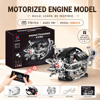 Coches de juguete con motor eléctrico, modelo Chariot, unisex, bloques de construcción MOC, juguete de regalo con articulación mecánica para adultos