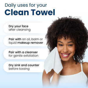 OEM Customized Clean Thick Towel XL Size Face Towel Disposable Eco Friendly <b>Biodegradable</b> Face <b>Wipes</b> Clean Skin Clean Towels - Product Image 3