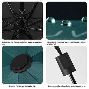 <span class=keywords><strong>Parapluie</strong></span> personnalisé 8K manuel ou entièrement automatique avec LOGO, haute qualité, OEM, vente en gros, boîte cadeau, protection UV - Product Image 3
