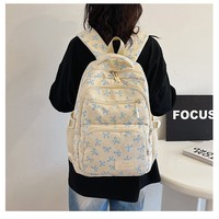 Nueva Mochila Escolar de Tres Piezas con Cierre Oxford para Estudiantes Universitarias, Gran Capacidad, para Viajes, Moda, Combinable con Todo