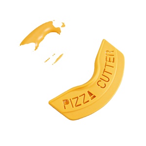 Premium Stainless Steel Cutter Food Chopper Protective Sheath Multi Function Pizza Knife <b>Kitchen</b> Tools for Restaurants - Product Image 1