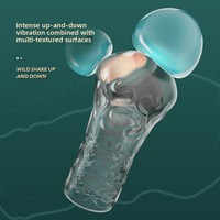 Protège-Glande Vibrant en Silicone pour Homme, Préservatif Pénien pour Allongement et Épaississement, Étanche IPX7, Texture Cristalline, Jouet Sexuel
