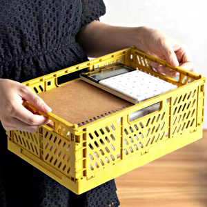 Panier de rangement pliable en <span class=keywords><strong>plastique</strong></span> en gros, organisateur pliable multicolore personnalisable OEM pour les marques - Product Image 5