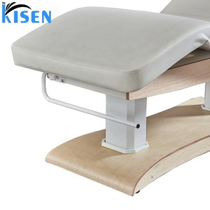 Kisen pink Wooden Base Nails Salon Furniture Package Table Foot Massage <b>Bed</b> for Beauty Treatment - Product Image 4