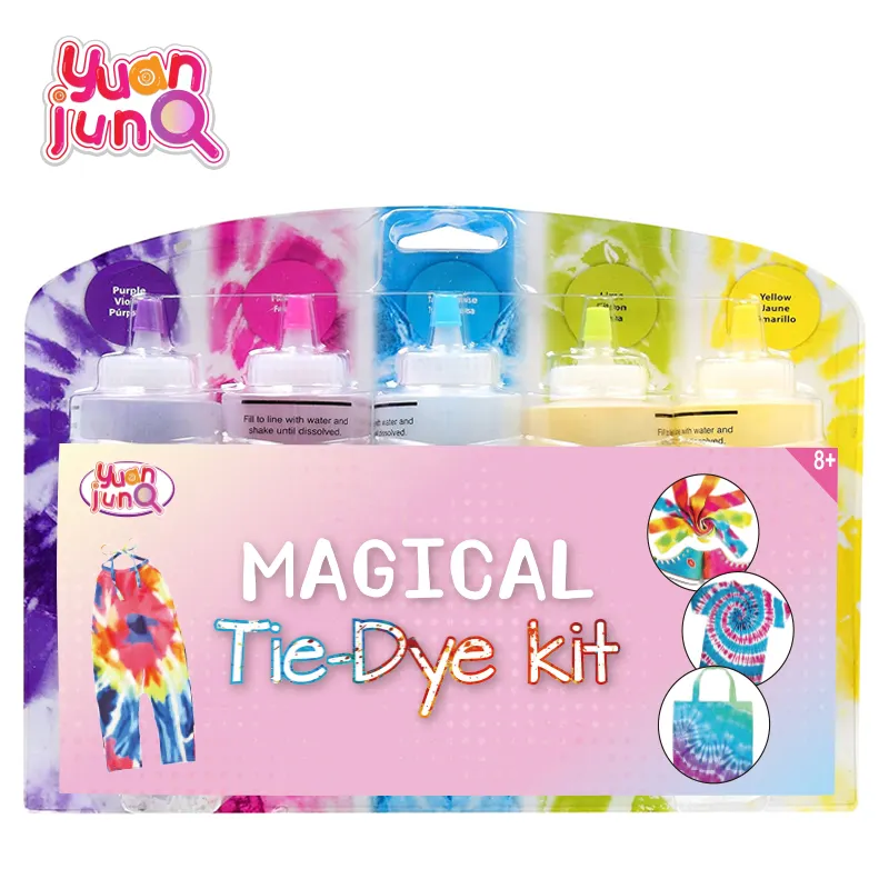 Chemise colorée bricolage Non toxique pour enfants, ml, développement créatif, jouet créatif, teinture par nouage pour bébé