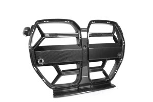 Kit de Carrocería de Fibra de Carbono Seca G80 G82, Piezas de Parrillas Delanteras para Coche, Rejilla Frontal Automotriz sin <span class=keywords><strong>ACC</strong></span> para BMW G80 M3 M4 G82 G83 Estilo CSL - Product Image 2