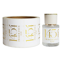 Étiquette cosmétique personnalisée en vinyle impression d'autocollants à chaud pour l'emballage de parfum