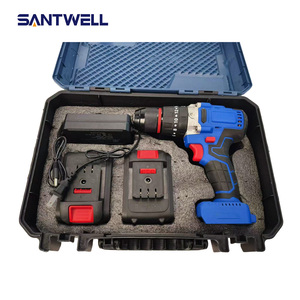 Perceuse à percussion sans fil 18V, sans balais, 13 mm, marteau perforateur robuste avec 2 vitesses et lumière LED pour le bois, le métal et le béton - Product Image 2