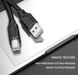 <span class=keywords><strong>Câble</strong></span> USB d'imprimante original Mindpure de <span class=keywords><strong>haute</strong></span> <span class=keywords><strong>qualité</strong></span> 1,5/3/5/8/10 m 2.0 avec gaine en PVC et blindage en feuille, mâle-mâle, pour transfert de données - Product Image 5