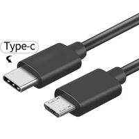 Câble de données Type-C vers Micro USB pour interface Android Type-C, câble de transfert et de charge bidirectionnel