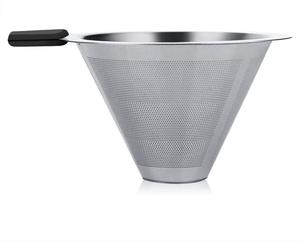 Verser Sur la Cafetière Ensemble Elégant <span class=keywords><strong>Café</strong></span> Pot Verre Carafe et <span class=keywords><strong>Permanent</strong></span> En Acier Inoxydable <span class=keywords><strong>Filtre</strong></span> À <span class=keywords><strong>Café</strong></span> - Product Image 3