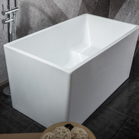 Chine Nouvelle Conception profonde de Fabricant Japonais haute brillance finition acrylique baignoires autoportantes avec siège