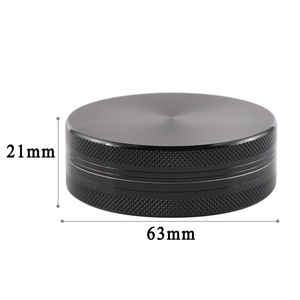 Aluminum Alloy 2-Piece <b>Herb</b> <b>Grinder</b> 63mm Round Simple Style Metal Grinding Tool for Dry <b>Herb</b> - Product Image 4