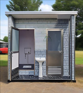 Inodoro móvil de acero plegable al mejor precio para acampar al aire libre, pesca, sitio de construcción, inodoro Modular portátil para exteriores - Product Image 2