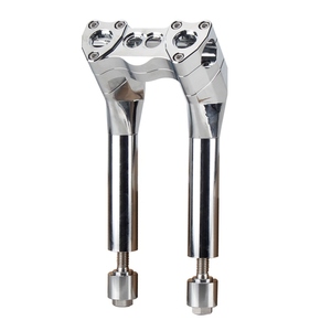 แฮนด์บาร์ยกสูง CNC 8 นิ้ว 9 นิ้ว สำหรับรถมอเตอร์ไซค์ฮาร์เลย์ รุ่น Sportster XL <span class=keywords><strong>Iron</strong></span> <span class=keywords><strong>883</strong></span> 1200 XL1200X Forty-Eight - Product Image 1