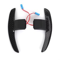 SYPES Luxe pour volant en fibre de carbone avec palettes de changement de vitesse magnétiques pour E90 M2/M3 E92 M3 E93 X5M/X6M E70/E71 M4/M5 F80