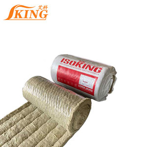 Isoking 100Mm Độ Dày Thiết Kế Công Nghiệp Acoustic Khoáng Sản Len Đá Len Cách Nhiệt Chăn Với Dây Lưới Làm bằng của Bas - Product Image 1