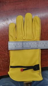 Sarung Tangan Kerja Kulit Sapi Asli untuk Berkebun, Konstruksi, Pekerjaan Lapangan, Sarung Tangan Pengaman Tugas Berat untuk Pria dan Wanita - Product Image 5