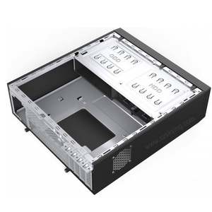 Boîtier TFX Boîtier <span class=keywords><strong>Micro</strong></span> <span class=keywords><strong>ATX</strong></span> Double Port USB 3.0 Type C, Lecteur de carte en option Tour <span class=keywords><strong>PC</strong></span> Mini boîtier <span class=keywords><strong>PC</strong></span> Panneau de bande RVB - Product Image 4