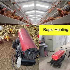 OkyRie 20KW Eco-Friendly Industrial Indirect Agriculture Diesel Kerosene Oil Heater With Remote External Thermostat