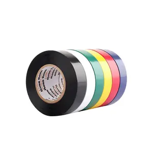 Insulating Electrical Self Adhesive Black Color Rubber Plastic Pvc Electric Insulation Tape