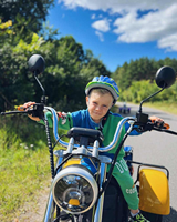 Nouveau Quad Électrique pour Enfants 2026, Pneus de 10 Pouces, Véhicule à 4 Roues Alimenté par Batterie avec Lumières LED (Maniabilité Agile)