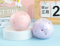 Mainan Mini Penghilang Stres Bola Squishy DIY Kulit Es Tekan dan Mainkan Karet Termoplastik