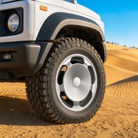 Jantes en alliage d'aluminium forgé blanc mat, PCD personnalisé, ET 21x8 pouces, 5 ou 6 trous, jantes tout-terrain, jantes forgées blanc satiné à fond profond, 4x4