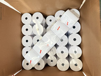 Rouleaux de papier thermique de haute qualité pour caisse enregistreuse, 80x60mm, 80x80mm, vente en gros à prix réduit