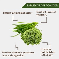 Poudre de l'herbe d'orge sauvage, complément alimentaire pur en vrac, origine Henan, en stock