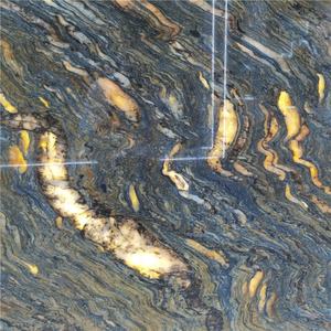 High Quality Customizable Titanius Black Gold Granite Quartzite Luxury Beautiful Translucent Exotic Stone <b>Slab</b> - Product Image 5